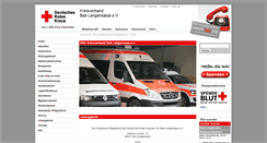 Desktop Screenshot of drk-bad-langensalza.de